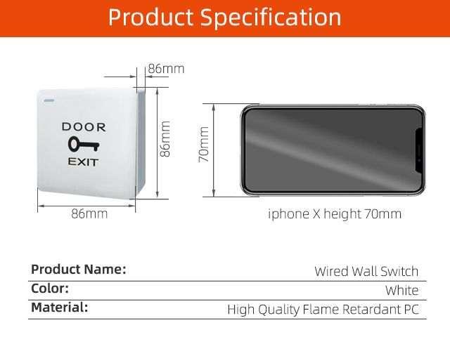 Wired Wall Switch AAVAQ Door And Gate Automation