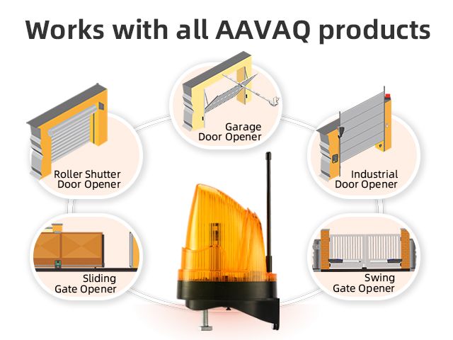 Warning Light AAVAQ Door And Gate Automation