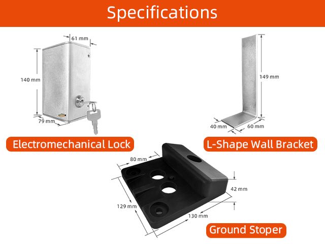 Electromechanical Lock for Swing Gate Opener PK Series Double Gate AAVAQ