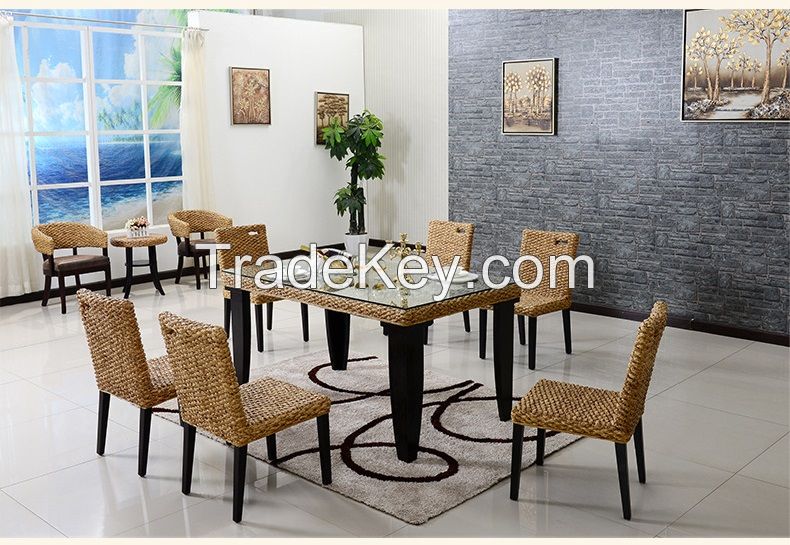 rattan furniture, hotel furniture, vine grass furniture, dining sets.