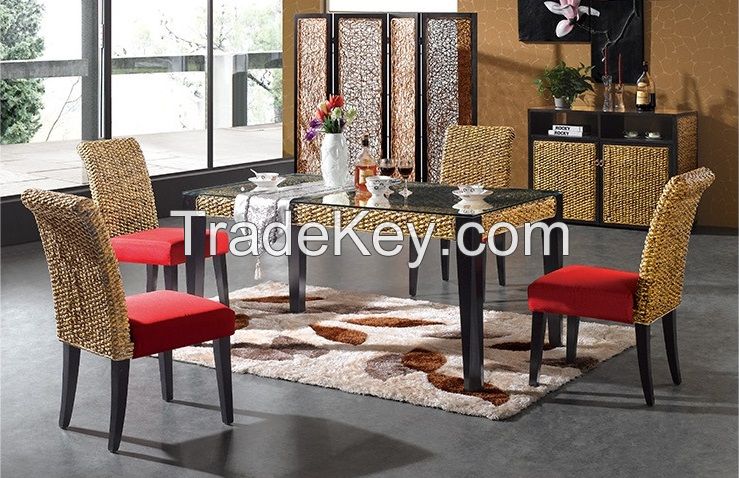 rattan furniture, hotel furniture, vine grass furniture, dining sets.