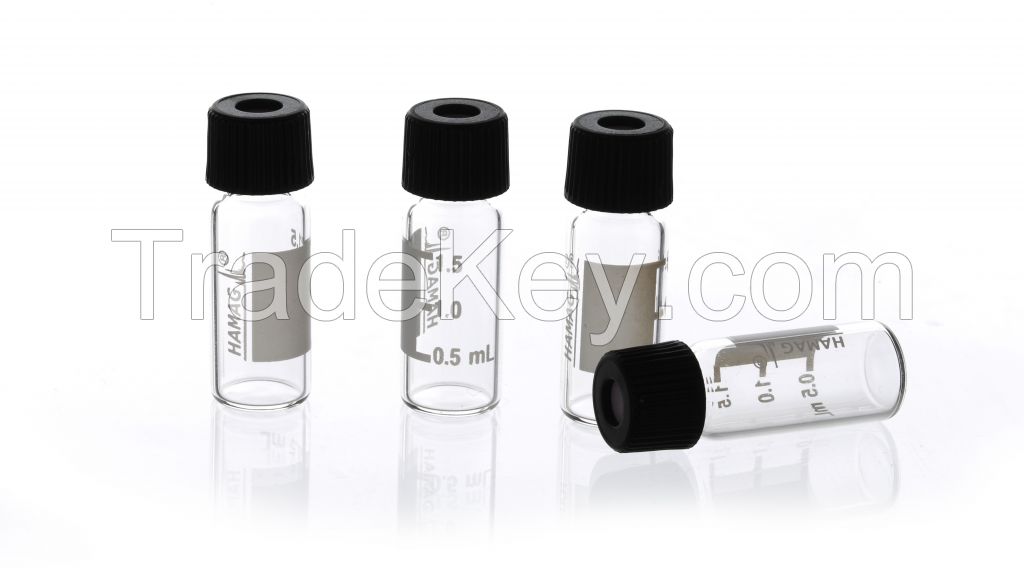 8-425 2ml clear screw top vial with patch