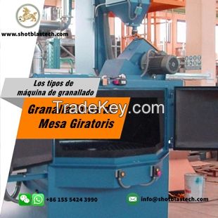 Turntable Rotary Table Shot Blasting Machine 