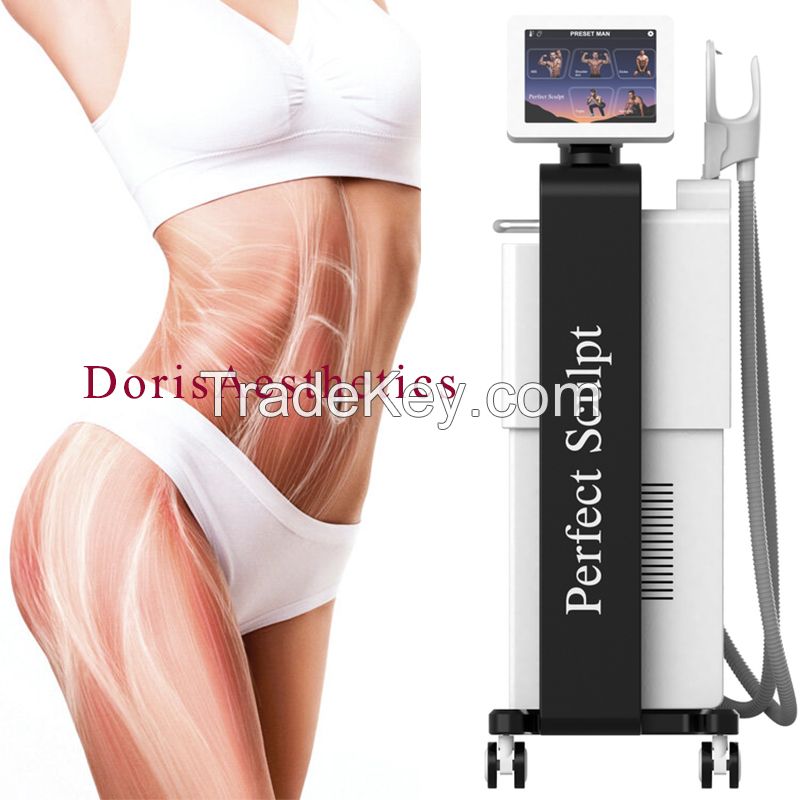 Doris Aesthetics Perfect Sculpt Hiemt EMS Sculpting Build Muscle and Burn Fat High Intensity Focused Electromagnetic Technology Teslasculpt Emslim Body Shaping Machine