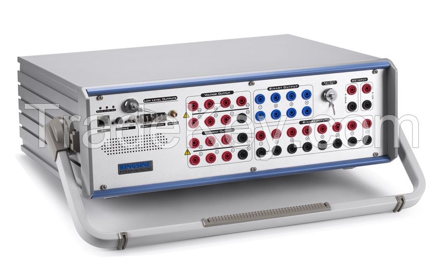 KINGSINE&#039;s K3163i Relay Tester, our best counterpart of Omicron brand CMC 356 from hardware to software.