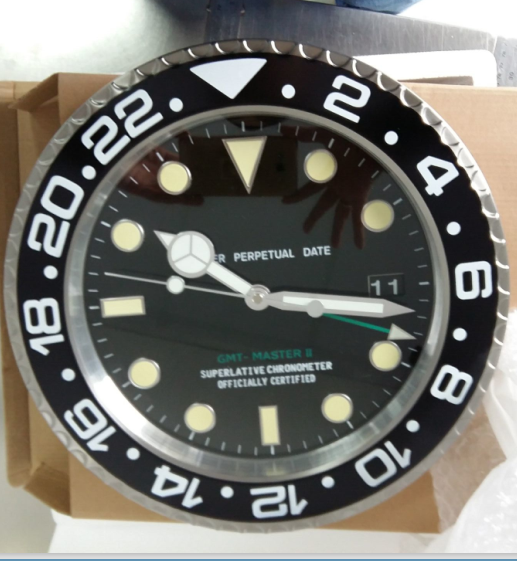 14inch good quality stianless steel wall clock watch clock