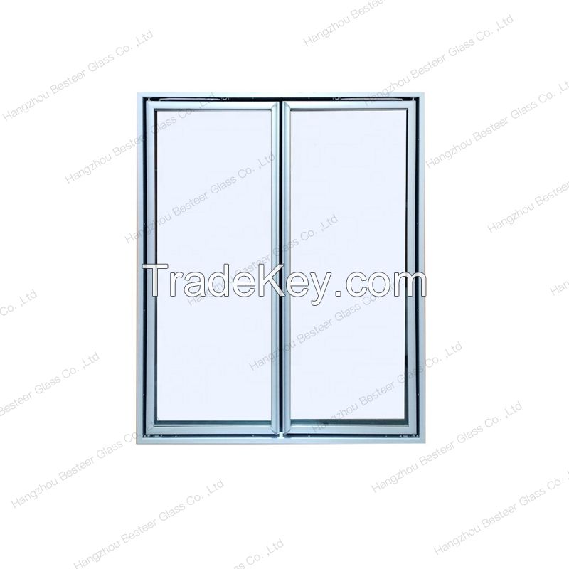 Triple Glazed Low-e Tempered Insulated Glass Door for Walk In Cooler