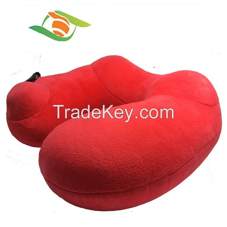 Colorful Inflatable Travel Pillow Custom Brand Air Pillow for Amazon