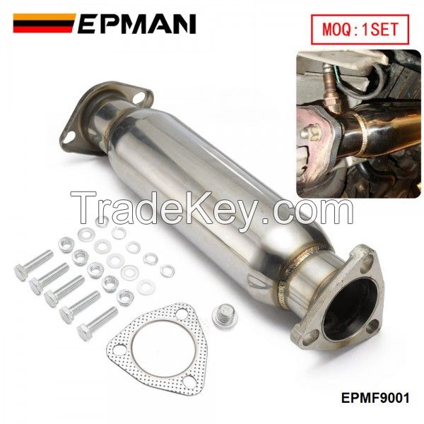 EPMAN Performance Stainless Steel High Flow Exhaust Downpipe Exhaust Test Pipe For Honda Civic CRX 1988-1991 For ACURA INTEGRA 1990-2001 EPMF9001