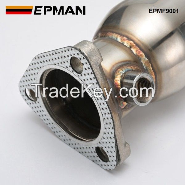 EPMAN Performance Stainless Steel High Flow Exhaust Downpipe Exhaust Test Pipe For Honda Civic CRX 1988-1991 For ACURA INTEGRA 1990-2001 EPMF9001