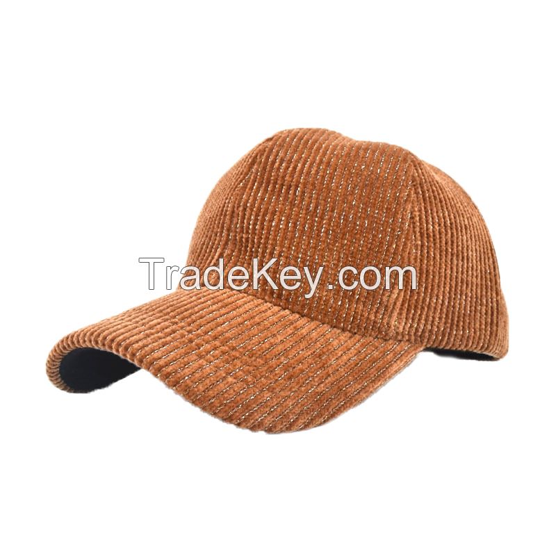 Landfond accessory Lady thin corduroy fabic lurex sport cap