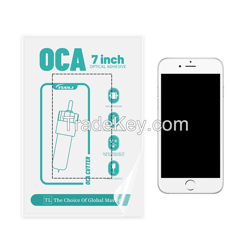 TUOLI 7 Inch Oca Optical Adhesive Oca Cut Film