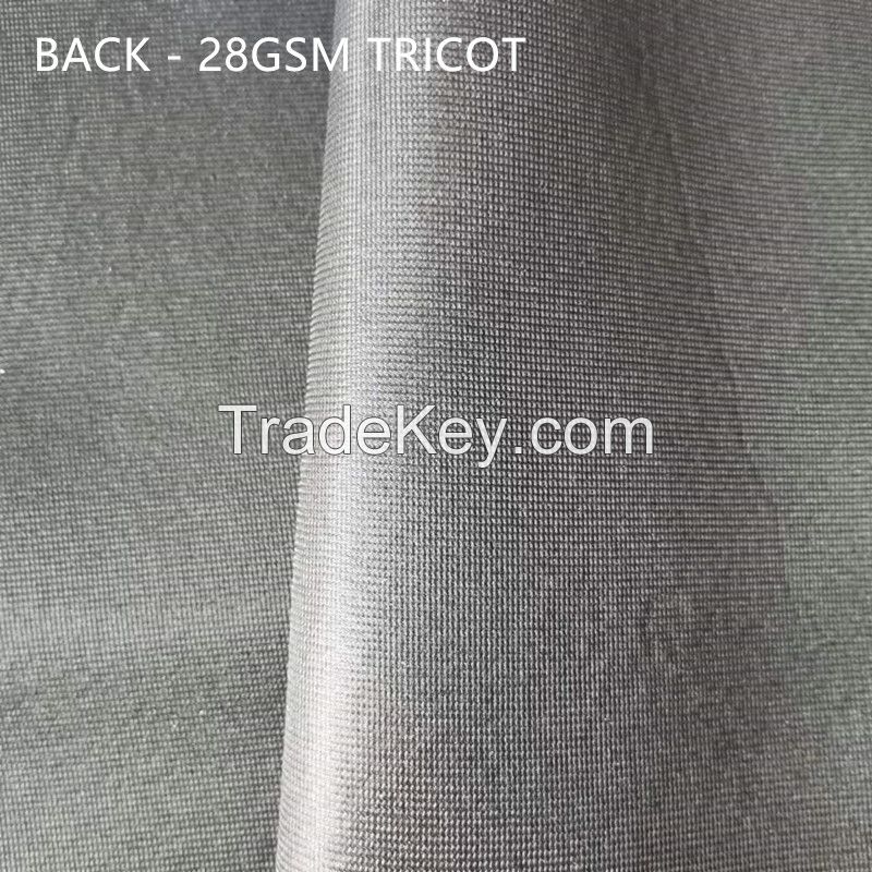 Sponge Foam Laminated Fabric Polyester Merry Mesh Fabric with Foam