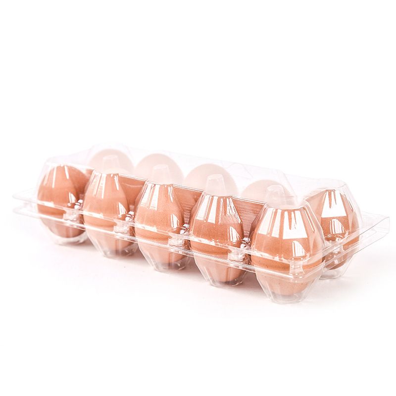 High Transparent PET material Chicken/Quail/Duck Egg Packing, 10pcs Egg Tray, 10cts Egg Box, 10 cavities Egg Carton, 10 cells Egg Container, 10 holes Egg Crate, 10's Egg Pack, Egg Packet