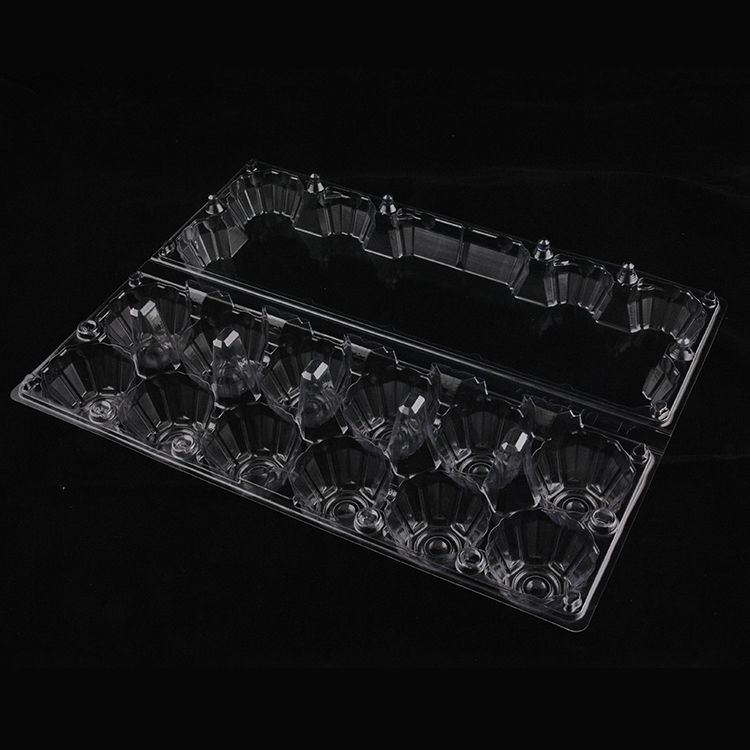 High Transparent PET material Chicken Quail Duck Egg Packing trays 12pcs Egg Tray 12cts Egg Box 12 cavities Egg Carton 12 cells Egg Container 12 holes Egg Crate 12 counts Egg Packet