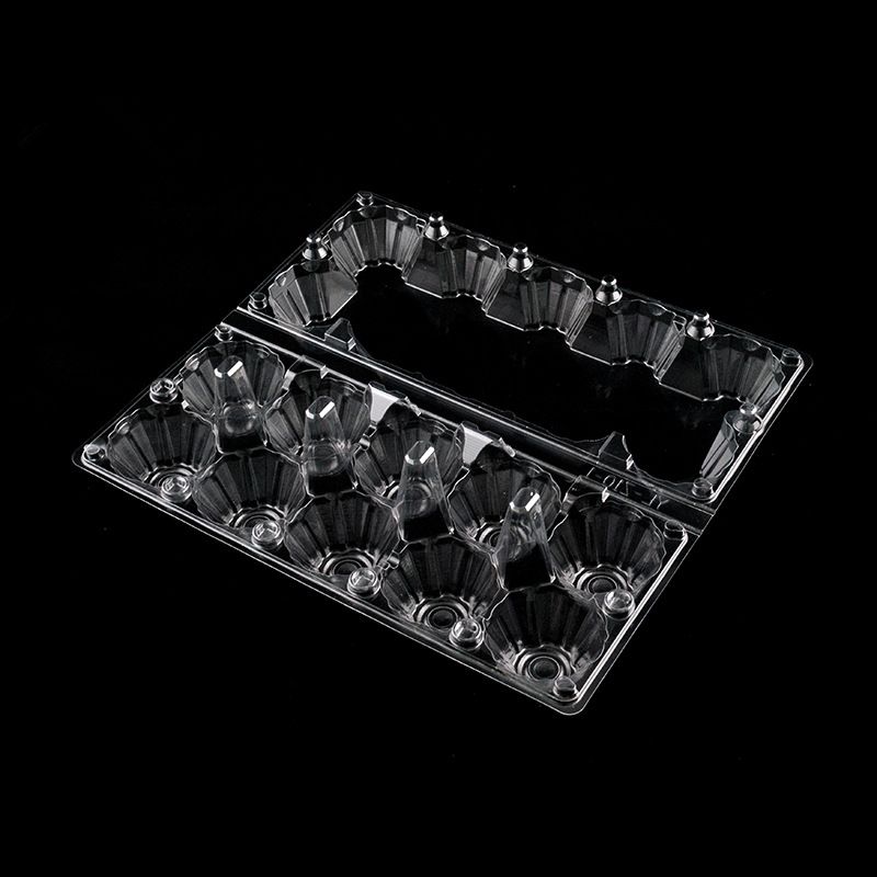 High quality Cheap Clear Plastic PET 10 cavities Egg Packaging