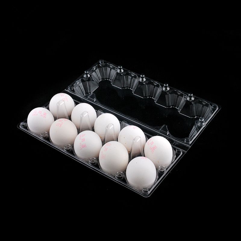 High quality Cheap 10 counts Clear Plastic PET Egg Tray