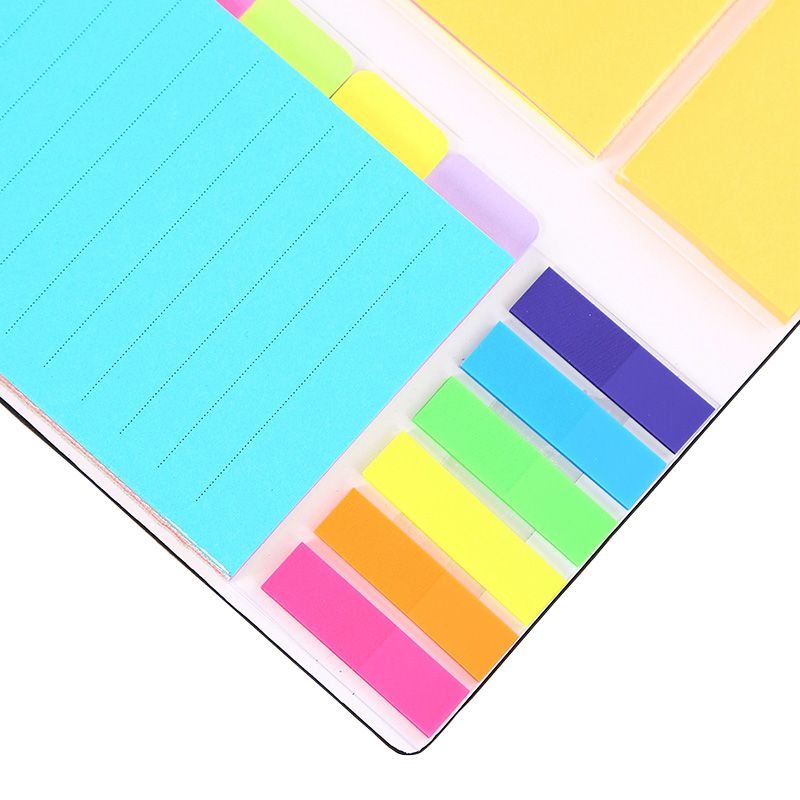 Customized Logo Specialty Paper Cover Sticky Combination Memo Notes Notepad