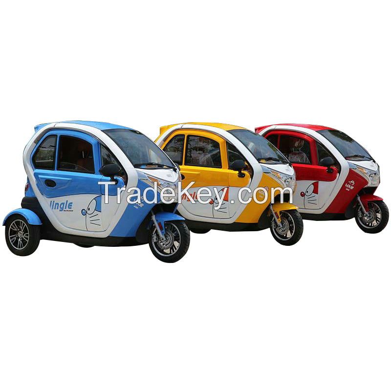 Electric cabine scooter COC approved EEC trike 3 wheel electric tricycles passenger tricycle