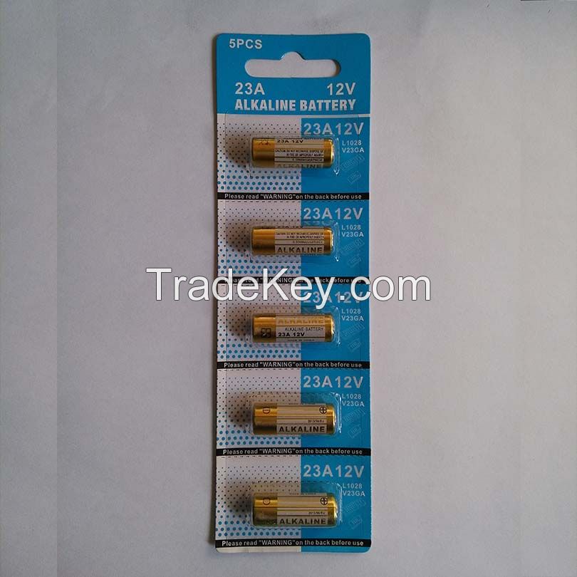 12V 23A 27A Alkaline battery A23 MS21/MN21 V23GA  A27 100% Fresh for Alarm Remote Control