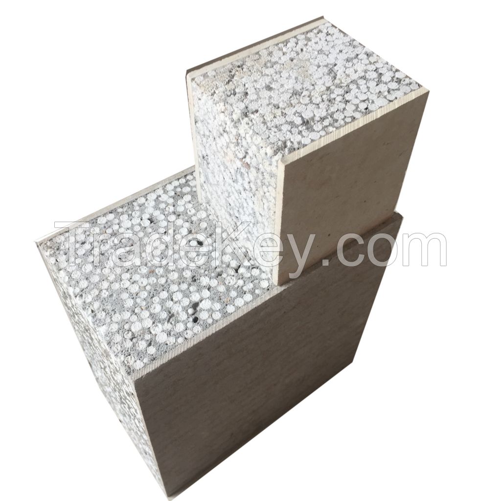 2018 Eco Friendly Lightweight Insulated Precast EPS Concrete Cement Sandwich Wall Panels/Board Interior