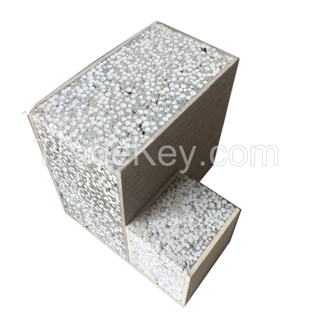 2018 Eco Friendly Lightweight Insulated Precast EPS Concrete Cement Sandwich Wall Panels/Board Interior