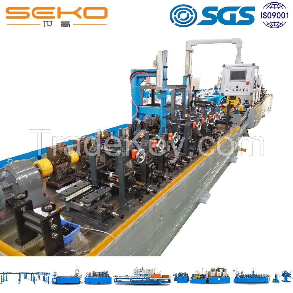 Heat Exchanger Welding Tube Mill Steel Coil Pipe Making machine