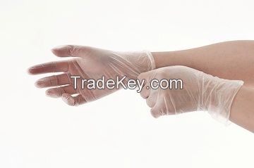 Disposable Clear Powder Free PVC Gloves 100PCS/Box Vinyl Gloves