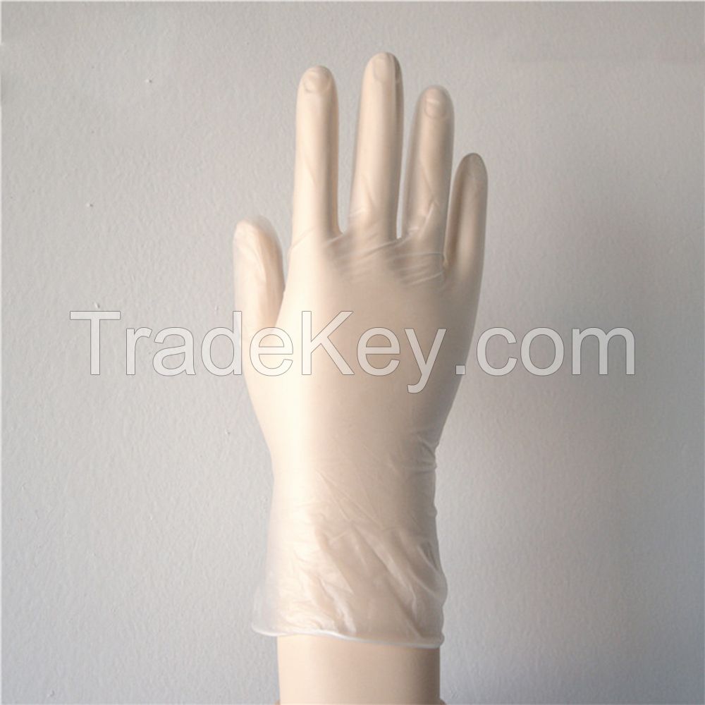 Glove Vinyl Safety Disposable Work Examination Powder Free Hand PVC Protective Rubber Cotton Household Industrial 