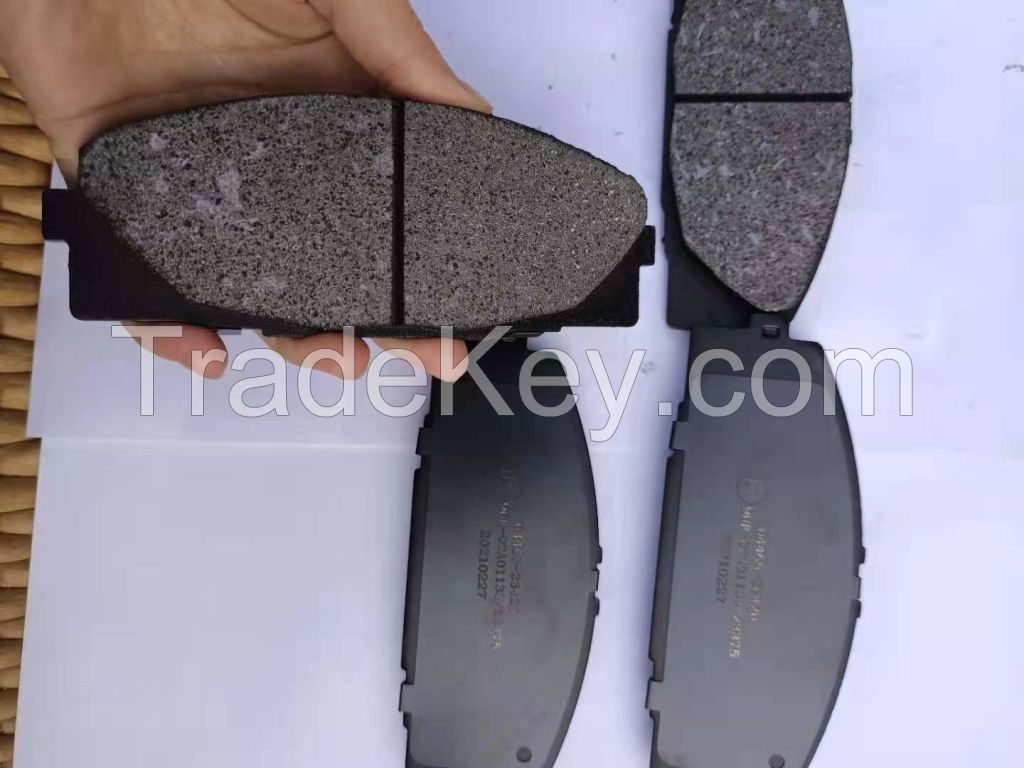 Car semi-metallic and ceramic brake pad/ brake shoe/ brake lining for auto in high quality