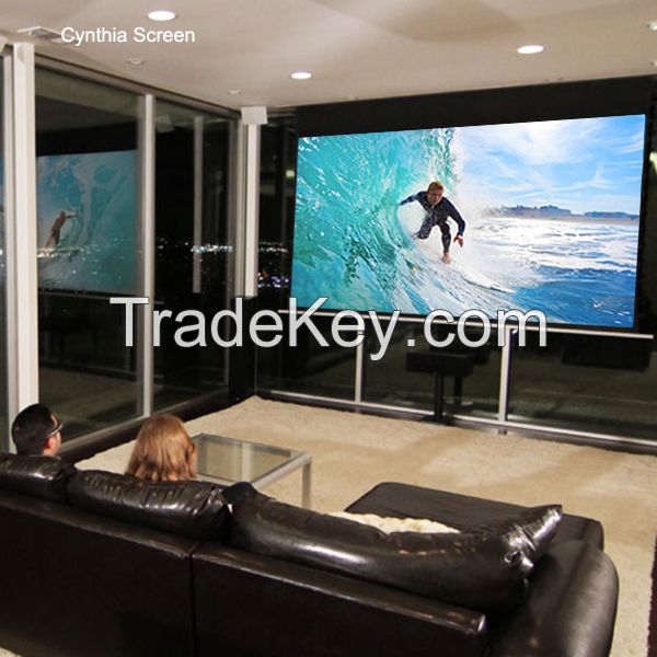 Electric Projection Screens 70inch AV Format Motorized Screen