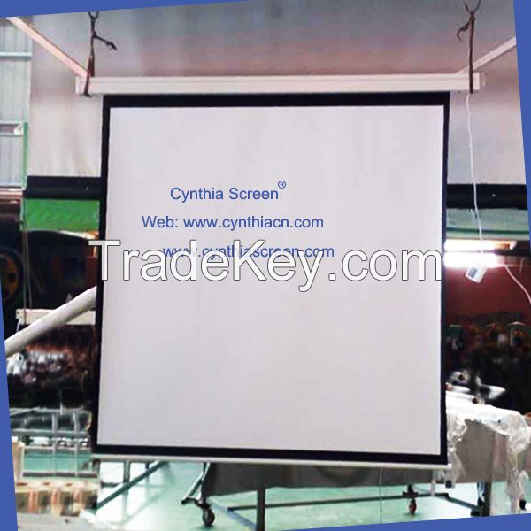 Electric Projection Screens 70inch AV Format Motorized Screen