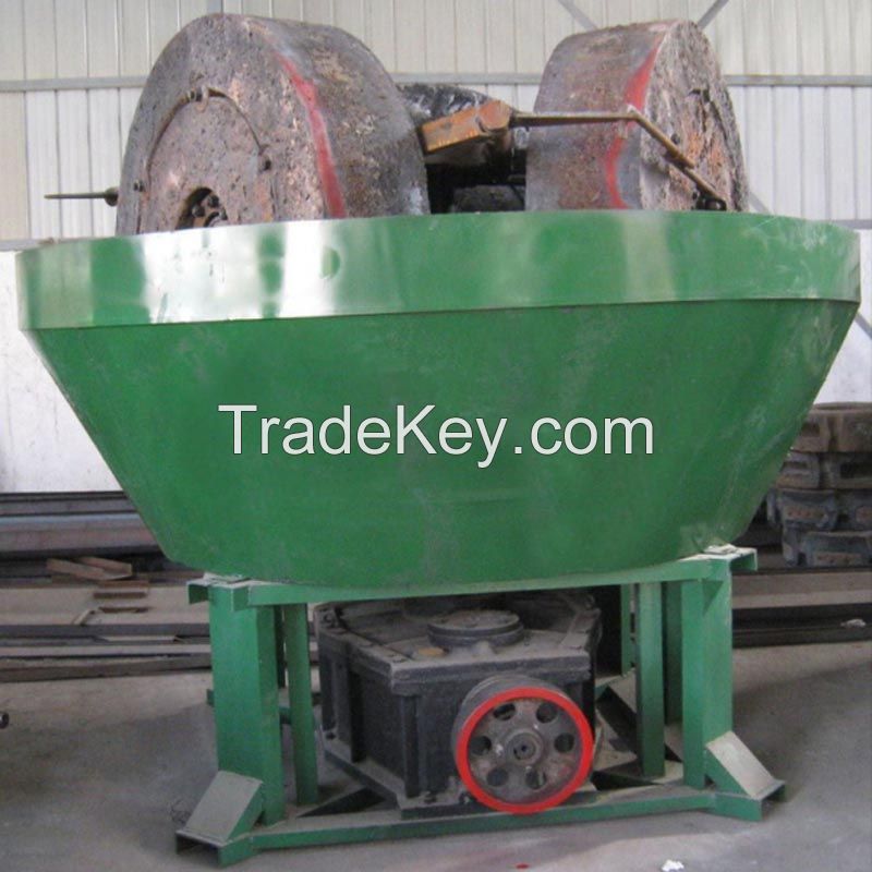 High Efficiency Gold Grinding Machine Wet Pan Mill