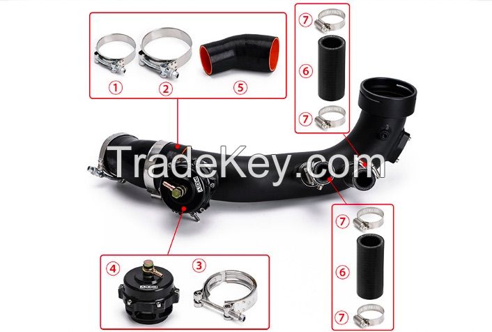 Flow Intake Pipe With 50MM BOV Kit 