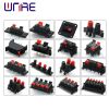 WP2-1 2P 3P 4P 5P 6P 8P 10P 12P Red& Black Clip Spring Terminal Speaker Push Terminal 