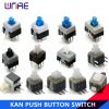 Waterproof 16MM Flat Top 1NO 1NC SPDT Latching Push Button Switch