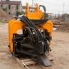 Concrete and steel sheet pile driver pile hammer for excavators