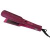 Professional Crystal Hair Flat Iron Titanium Plate Diamond Hair Straightener Crystal Hair Styling Hot Tools with Bling Crystals