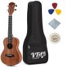 Full Mahogany Satin Finish Concert Ukuleles with Gig-Bag