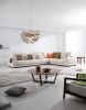 Italian Living Room Furniture Imported Hot Fabric Modern Design Sofa