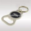 Zinc Alloy Key Chain with Bottle Opener