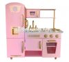 Modern White wooden toy kitchen, DIY wooden toy kitchen for kids