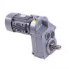 Helical geared motor reductor