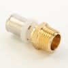 Brass Copper U Type Press Straight Coupling Fittings for Pex-Al-Pex Pipes