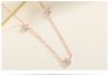 925 Silver Jewlery Clavicle Chain Necklace With Zircon Mini Star