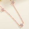 925 Silver Jewlery Clavicle Chain Necklace With Zircon Mini Star