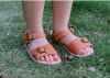 Magic Tape Children Shoes Kids Sandals Shoes Oil Wax Cowhide Soft and Breather