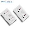 K1 Ghana UK Standard BRISTOL 1gang Switch Light and 5pin Multiple Sockets with 2.1A USB Outlets