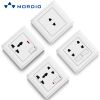 K1.21 Ghana UK Standard BRISTOL 1gang Switch Light and 5pin Multiple Sockets with 2.1A USB Outlets