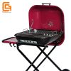 Portable Wheeled Charcoal Steel Grill BBQ Outdoor Picnic Grilling